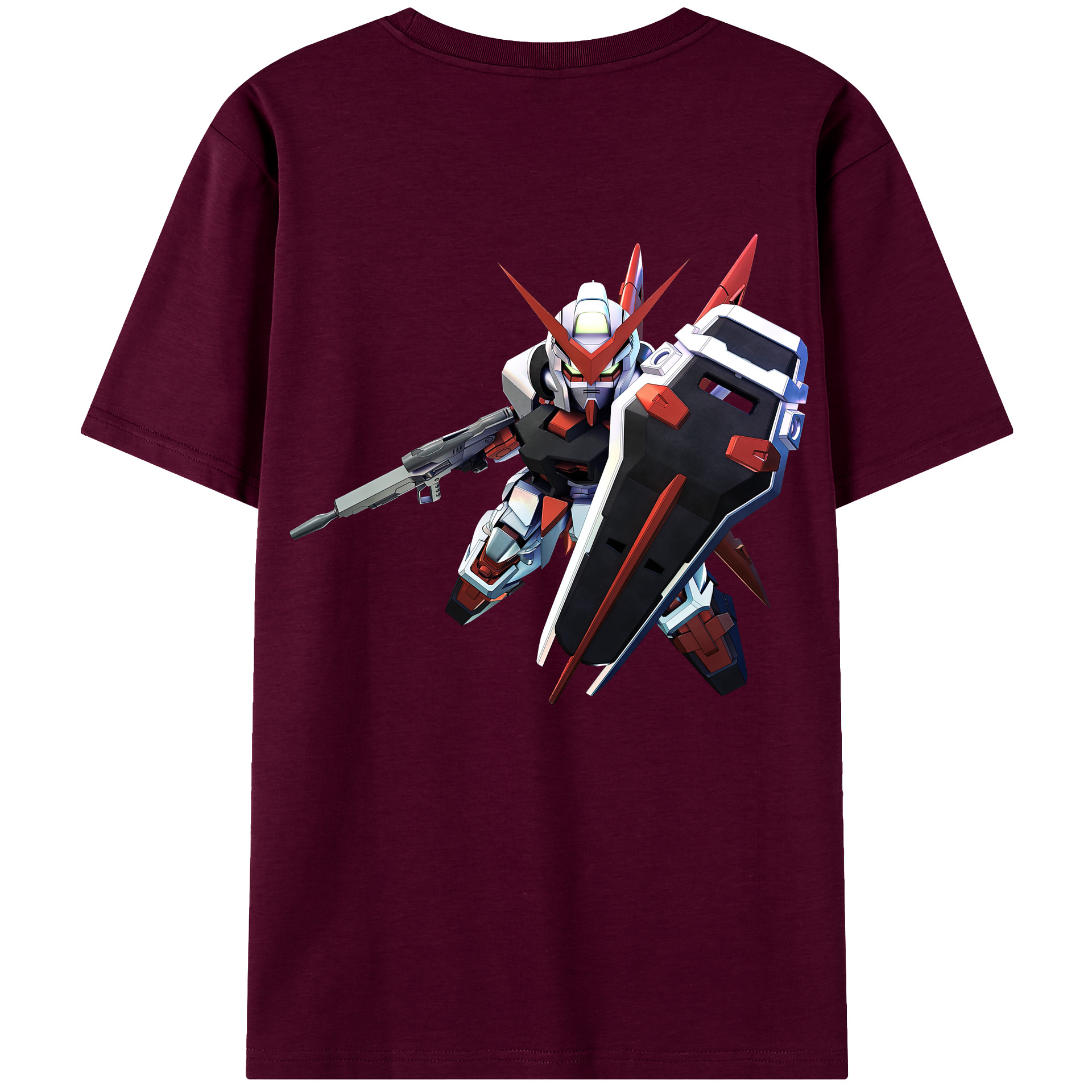 （画像用） 機動戦士ガンダム Mobile Suit Gundam レディース半袖Tシャツ(バックプリント)